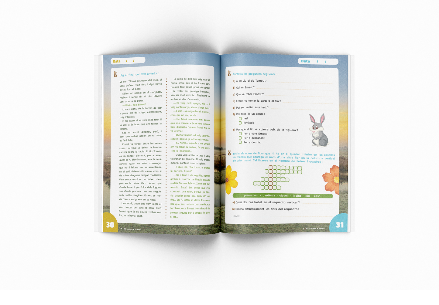 Au Cacau 4 - Cuaderno velocidad y comprensión lectora - 4º primaria
