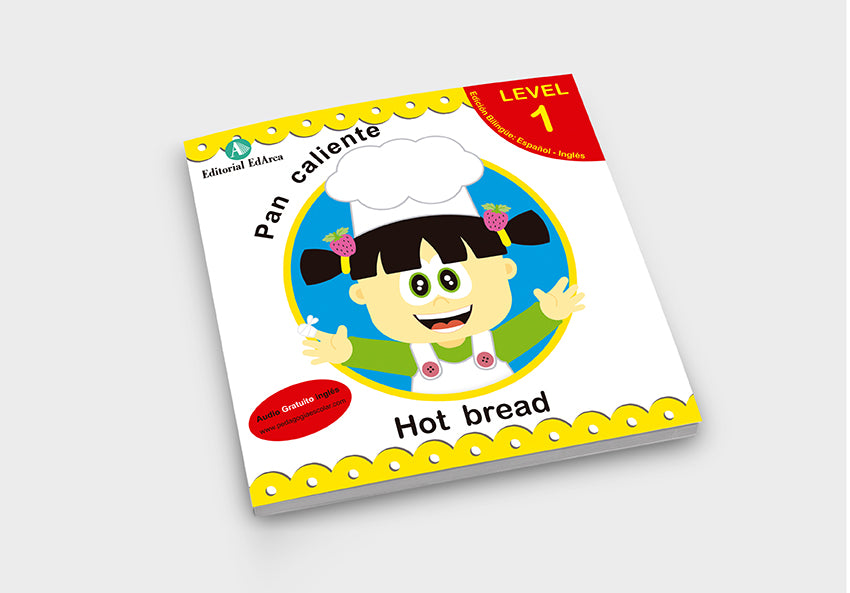 Cuento en inglés infantil bilingüe - Pan caliente - Hot bread