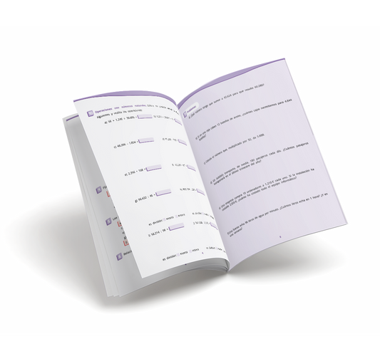 Cuaderno de matemáticas - Puente - Sexto Primaria