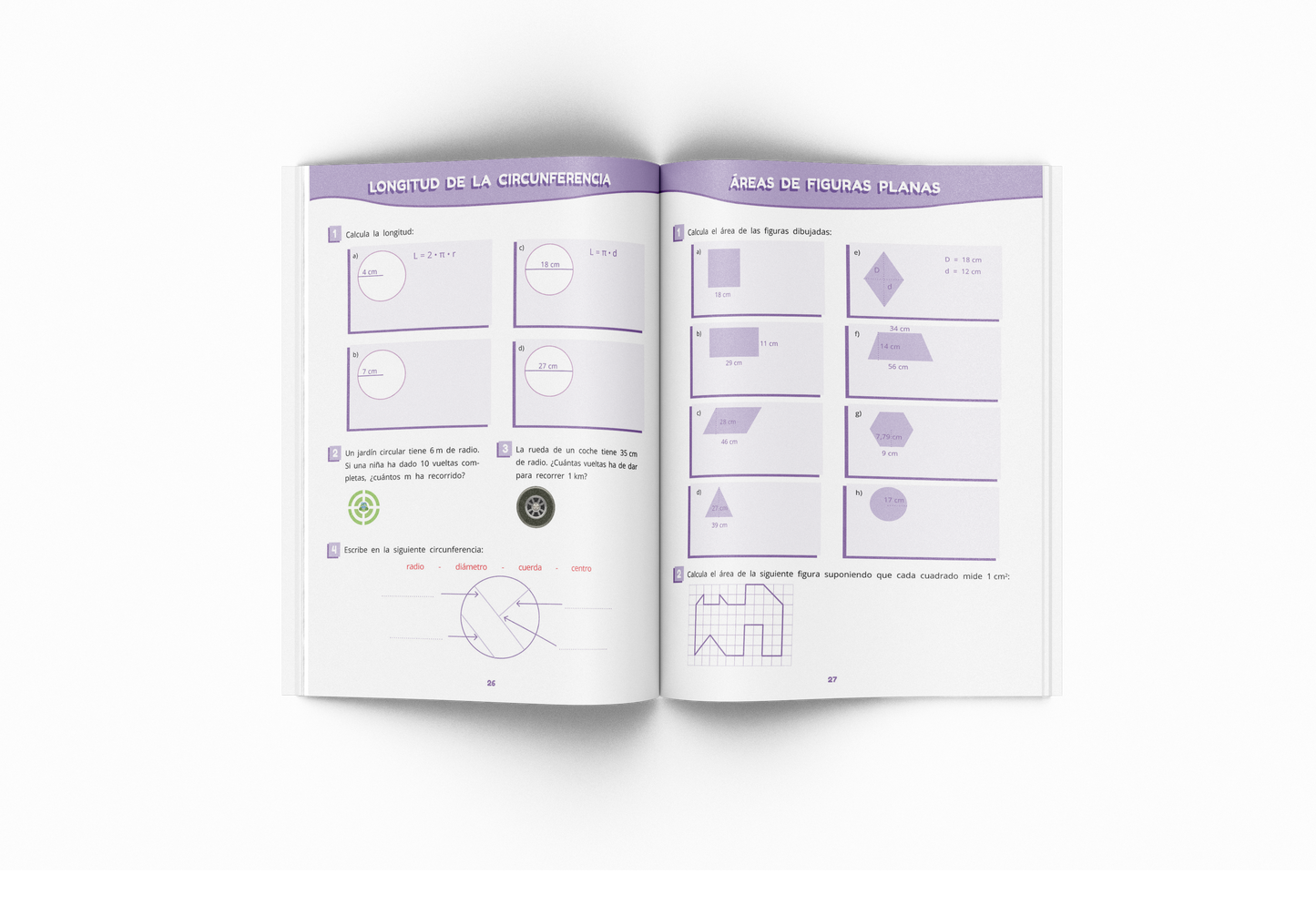 Cuaderno de matemáticas - Puente - Sexto Primaria