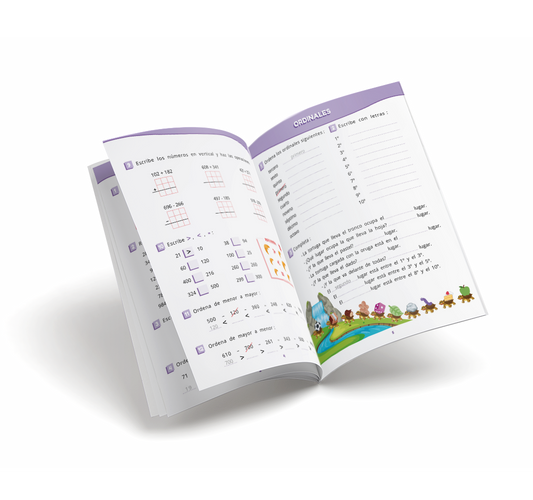 Cuaderno de matemáticas - Puente - Tercero Primaria