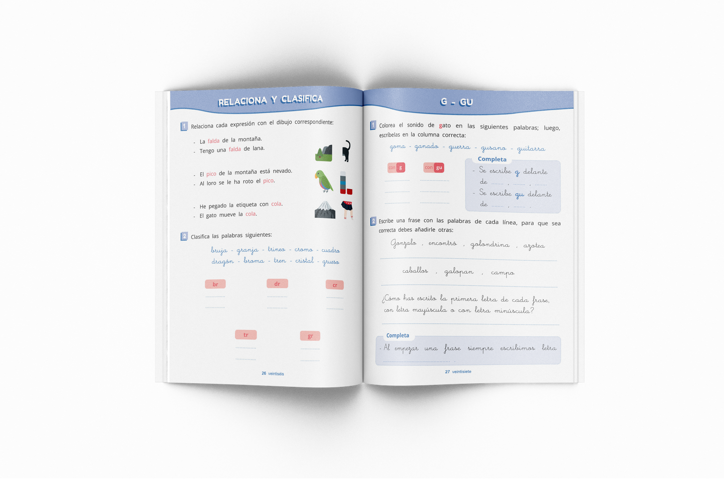 Cuaderno de lengua - Puente - Segundo Primaria