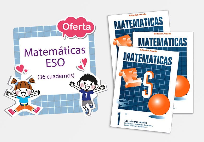 Colección cuadernos matemáticas - ESO Matemáticas - secundaria