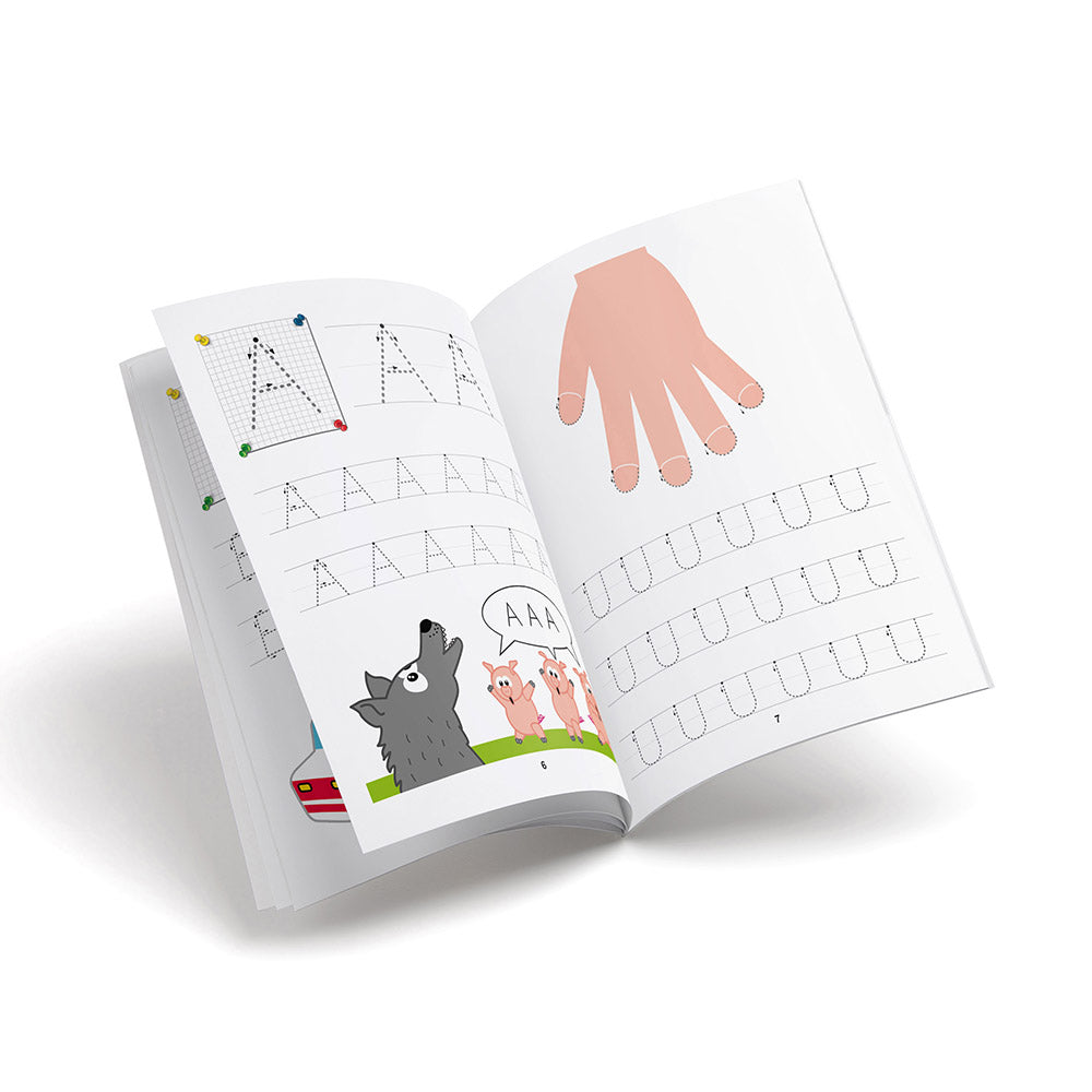 Cuaderno de escritura - Primeras Letras 1 - infantil