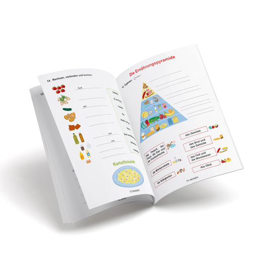 Cuaderno de alemán - Bitte! 13 - Essen und Trinken
