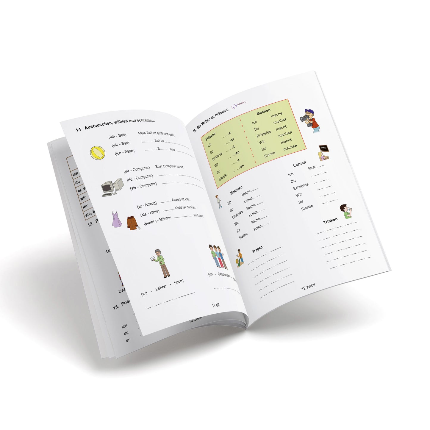 Cuaderno de alemán - Bitte! 16 - Grammatik l
