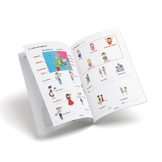 Cuaderno de alemán - Bitte! 3 - Die Familie
