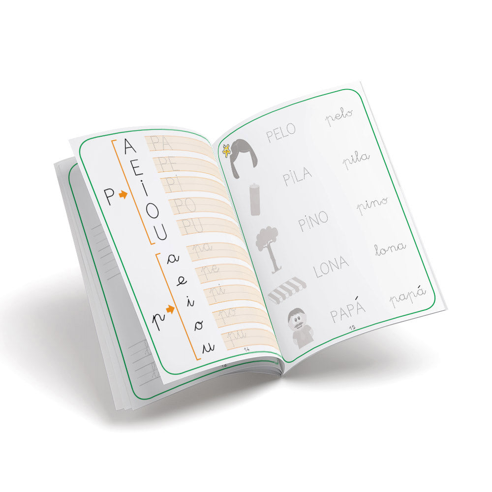 Cuaderno de Lectoescritura 4 infantil