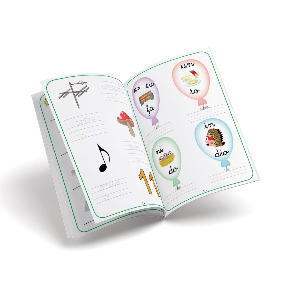 Cuaderno de Lectoescritura 7 infantil