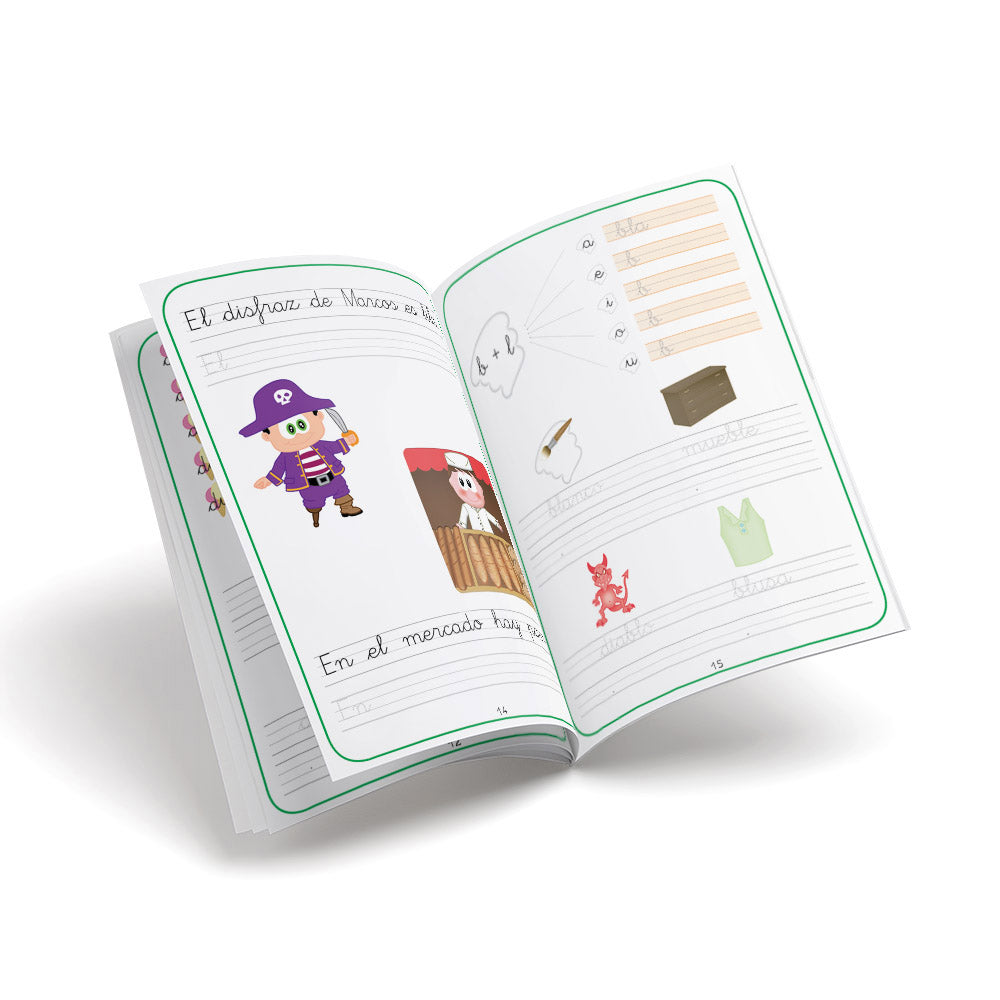 Cuaderno Lectoescritura 9 infantil