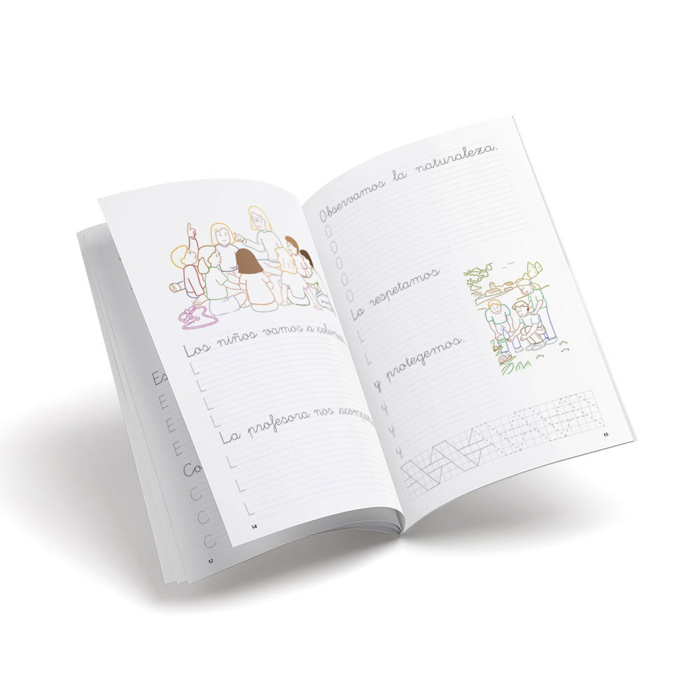 Cuaderno de escritura - Castillo 11 La familia y el colegio - primaria