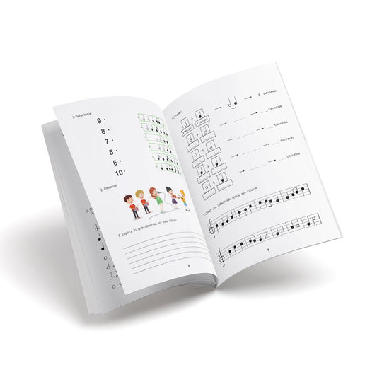 Cuaderno de ejercicios - Música 10 - primaria