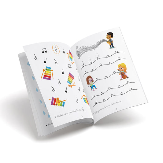 Cuaderno de ejercicios - Música 4 - primaria