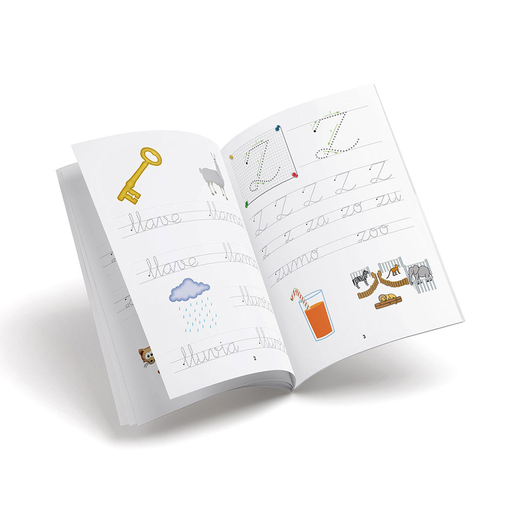 Cuaderno de escritura - Primera Escritura 4 - Cursiva infantil