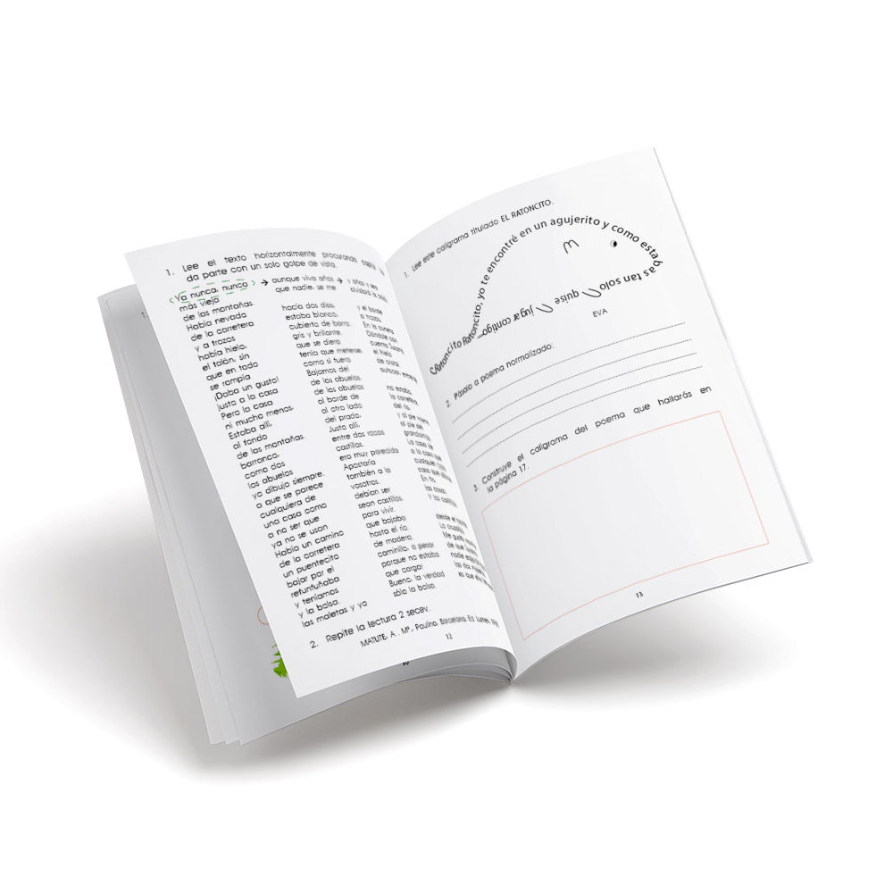 Cuaderno de velocidad y comprensión lectora - Lector 16 - primaria