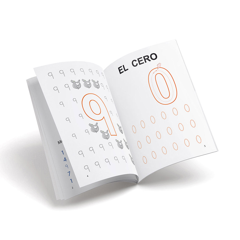 Cuaderno de matemáticas 05 - Castillo Juguemos con los números - El 9 y el 10 - infantil