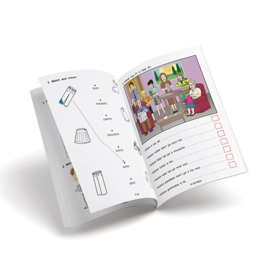 Cuaderno de ejercicios de inglés para niños de primaria - Hi! 2
