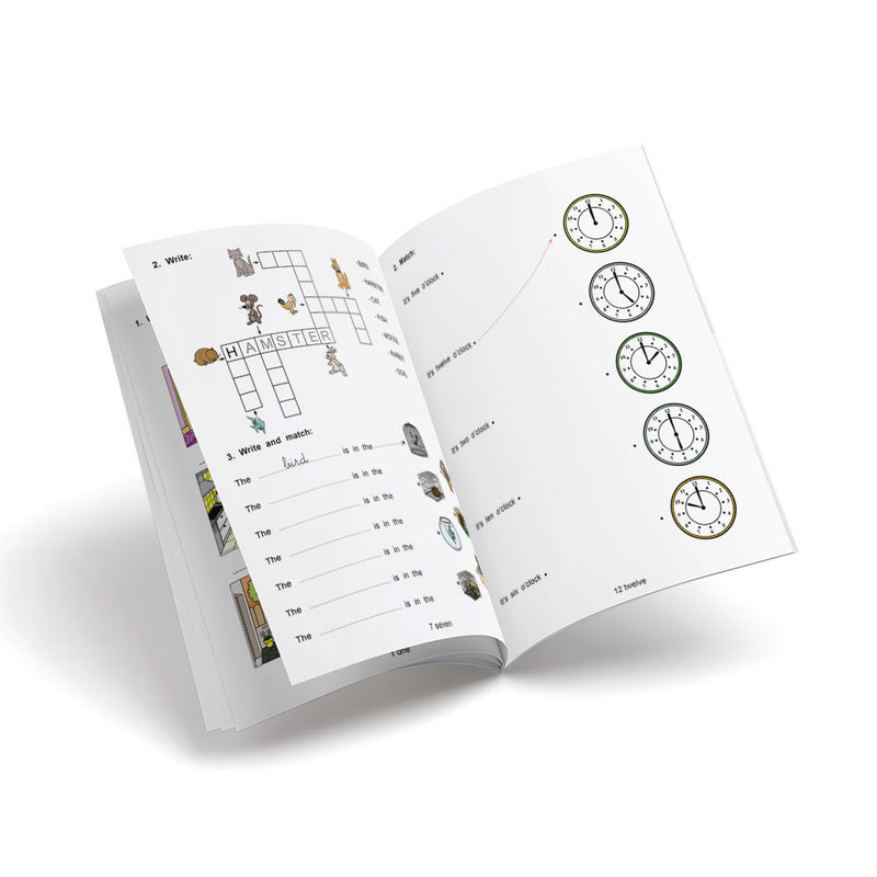 Cuaderno de ejercicios de inglés para niños de primaria - Hi! 3