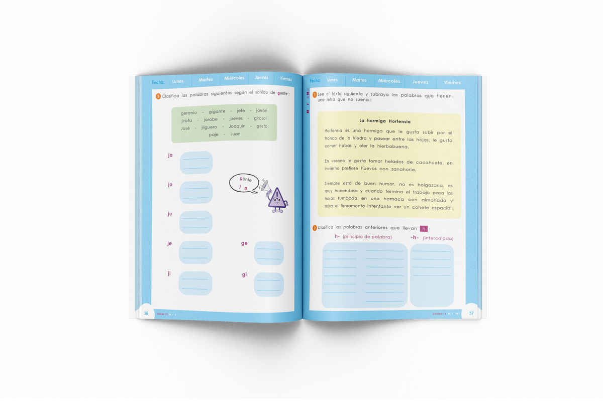 Orto ágil 2 imprenta - Cuaderno de ortografía - 2º de Primaria