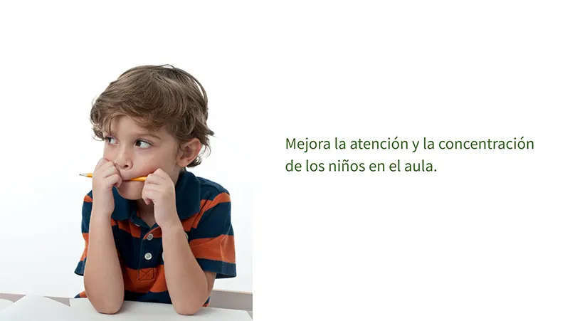 Mejora la atención y la concentración de los niños en el aula
