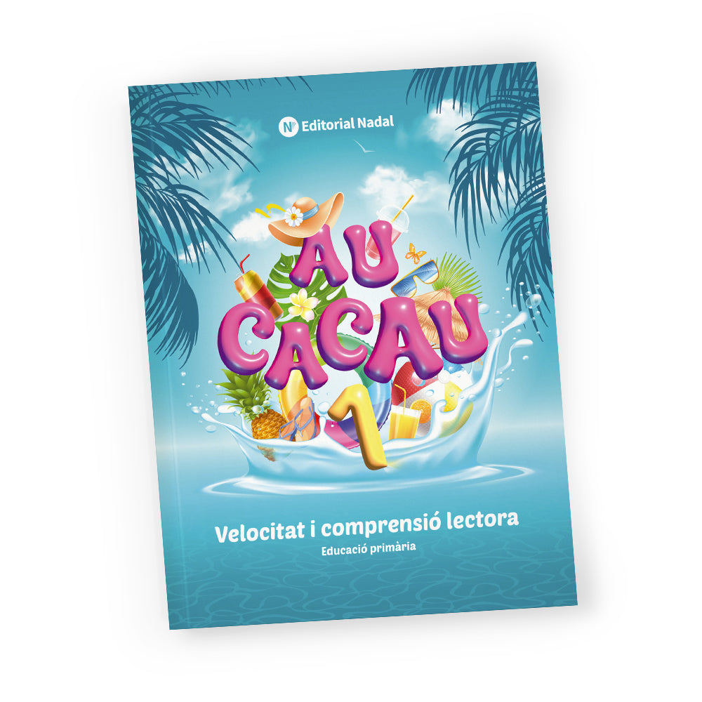 Au Cacau 1 cursiva - Cuaderno velocidad y comprensión lectora - 1º primaria