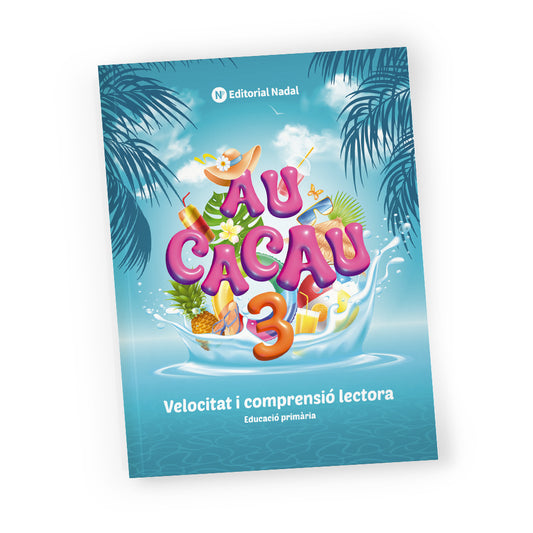 Au Cacau 3 - Cuaderno velocidad y comprensión lectora - 3º primaria