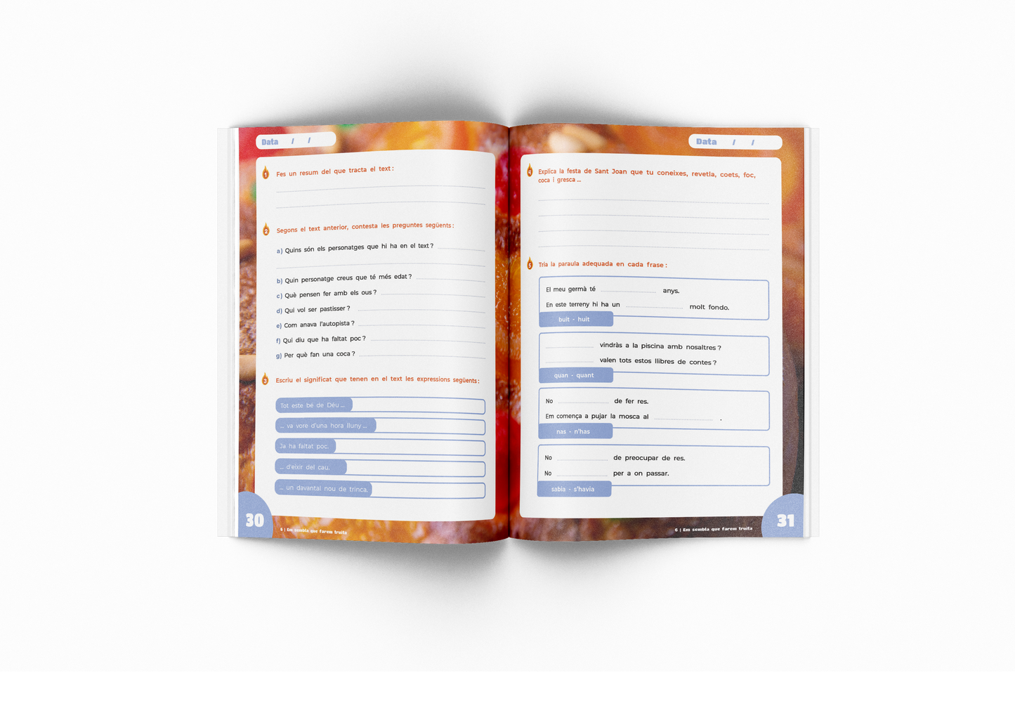 Au Cacau 6 - Cuaderno velocidad y comprensión lectora - 6º primaria