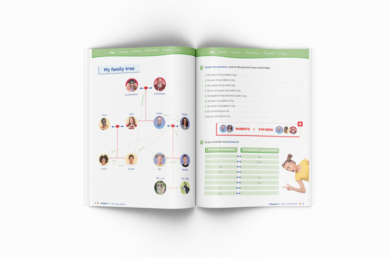 Cuaderno de actividades en inglés - Bridge ESO - Primero secundaria