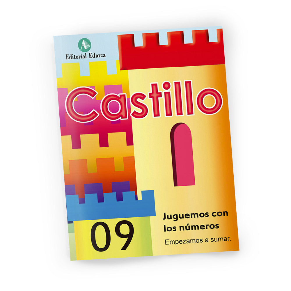 Cuaderno de matemáticas 09 - Castillo Juguemos con los números - Empezamos a sumar - infantil