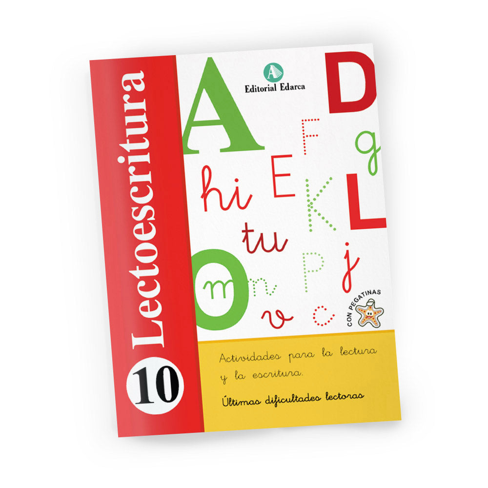 Cuaderno de Lectoescritura 10 infantil