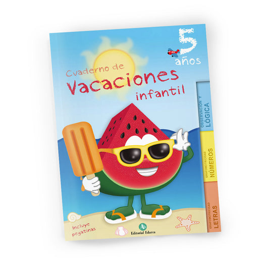 Cuaderno de repaso de verano - Vacaciones - 5 años