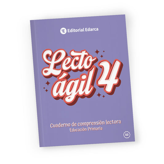 Lecto ágil 4 - Cuaderno de compresión y velocidad lectora - 4º de Primaria