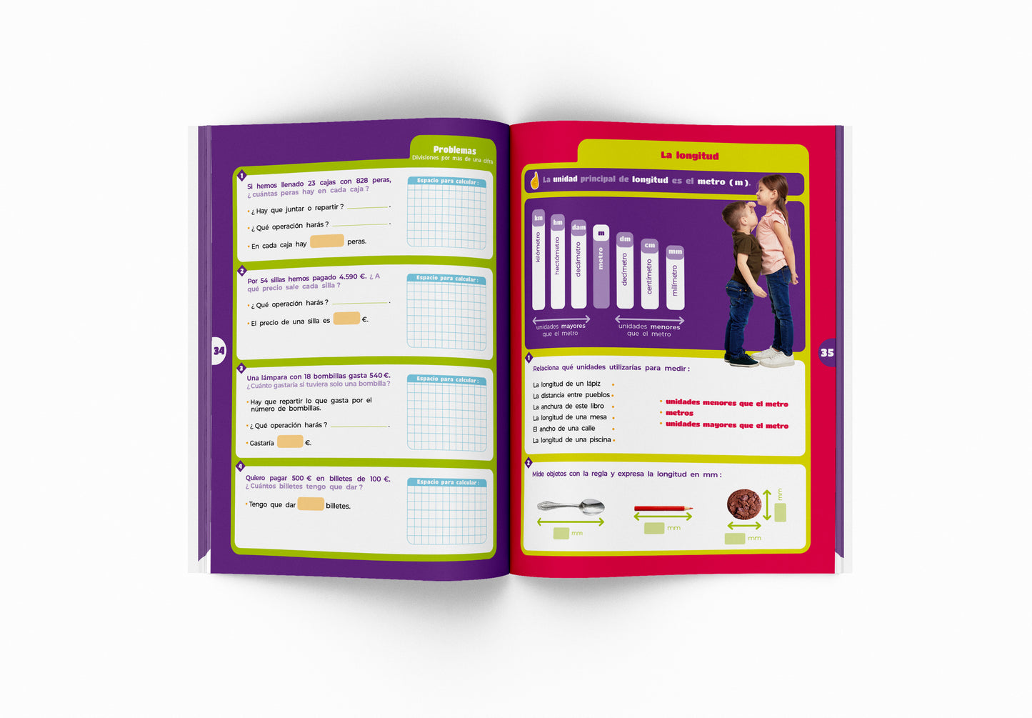 Mates Ágil 4 - Cuaderno de matemáticas 4º de primaria