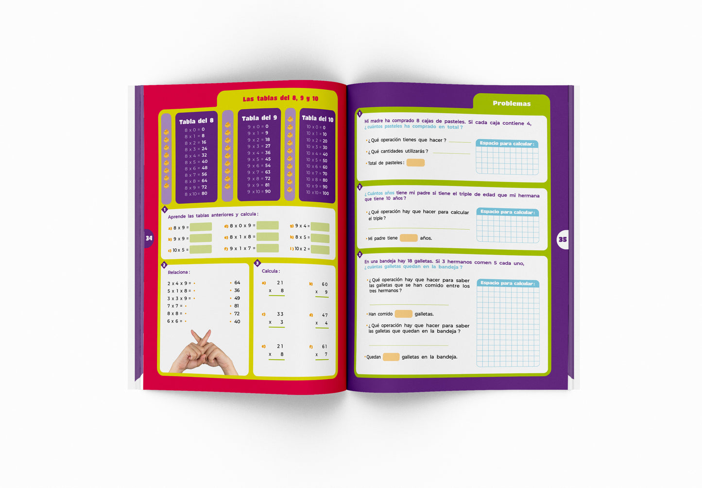 Mates Ágil 3 - Cuaderno de matemáticas 3º de primaria