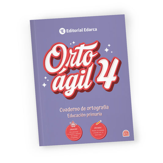 Orto ágil 4 - Cuaderno de ortografía - 4º de Primaria
