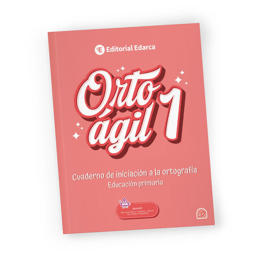 Orto ágil 1 cursiva - Cuaderno de ortografía - 1º de Primaria