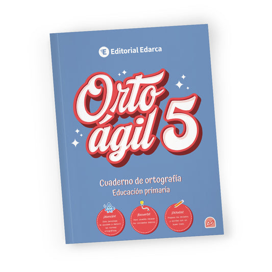 Orto ágil 5 - Cuaderno de ortografía - 5º de Primaria
