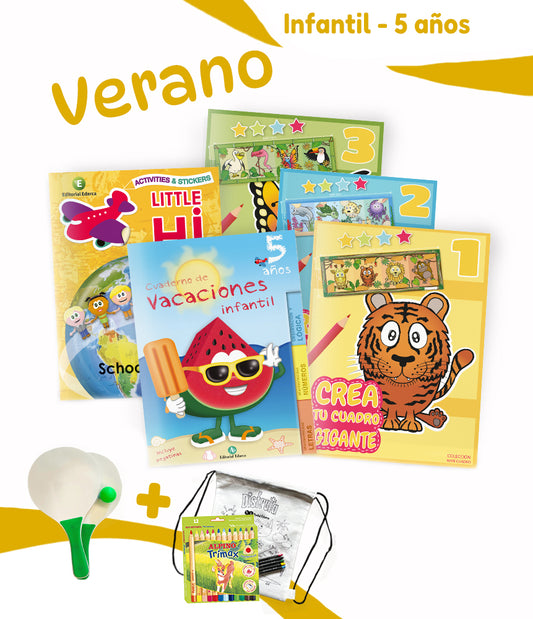 Pack Infantil Vacaciones - 5 a 6 años