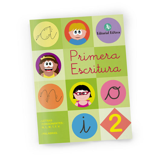 Cuaderno de escritura - Primera Escritura 2 - Cursiva infantil