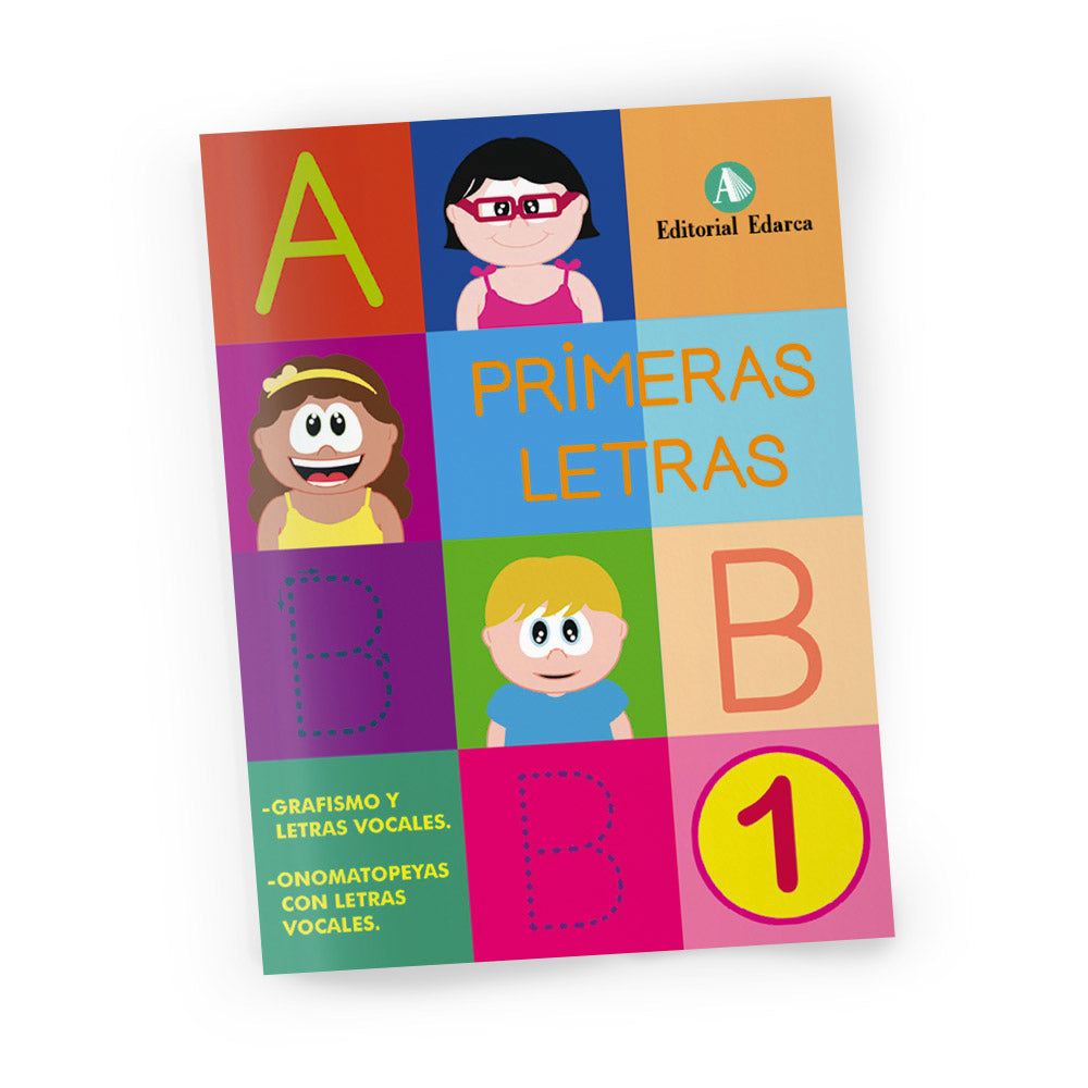 Cuaderno de escritura - Primeras Letras 1 - infantil