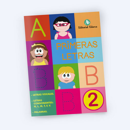 Cuaderno de escritura - Primeras Letras 2 infantil