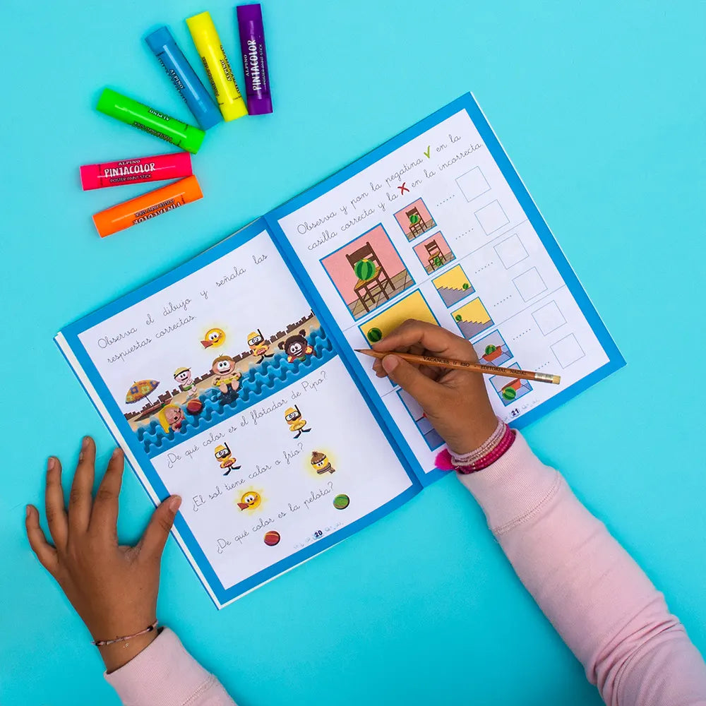 Cuaderno de grafomotricidad - Puente Infantil - Letras 3 años