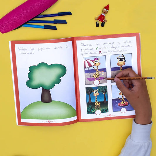 Cuaderno de grafomotricidad - Puente Infantil - Letras 5 años