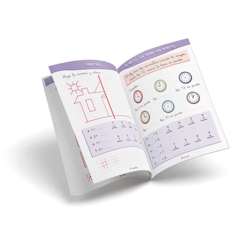 Cuaderno de matemáticas - Puente - Primero Primaria