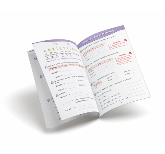 Cuaderno de matemáticas - Puente - Quinto Primaria