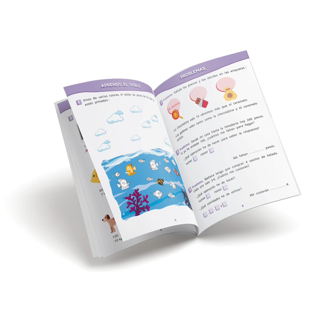 Cuaderno de matemáticas - Puente - Segundo Primaria