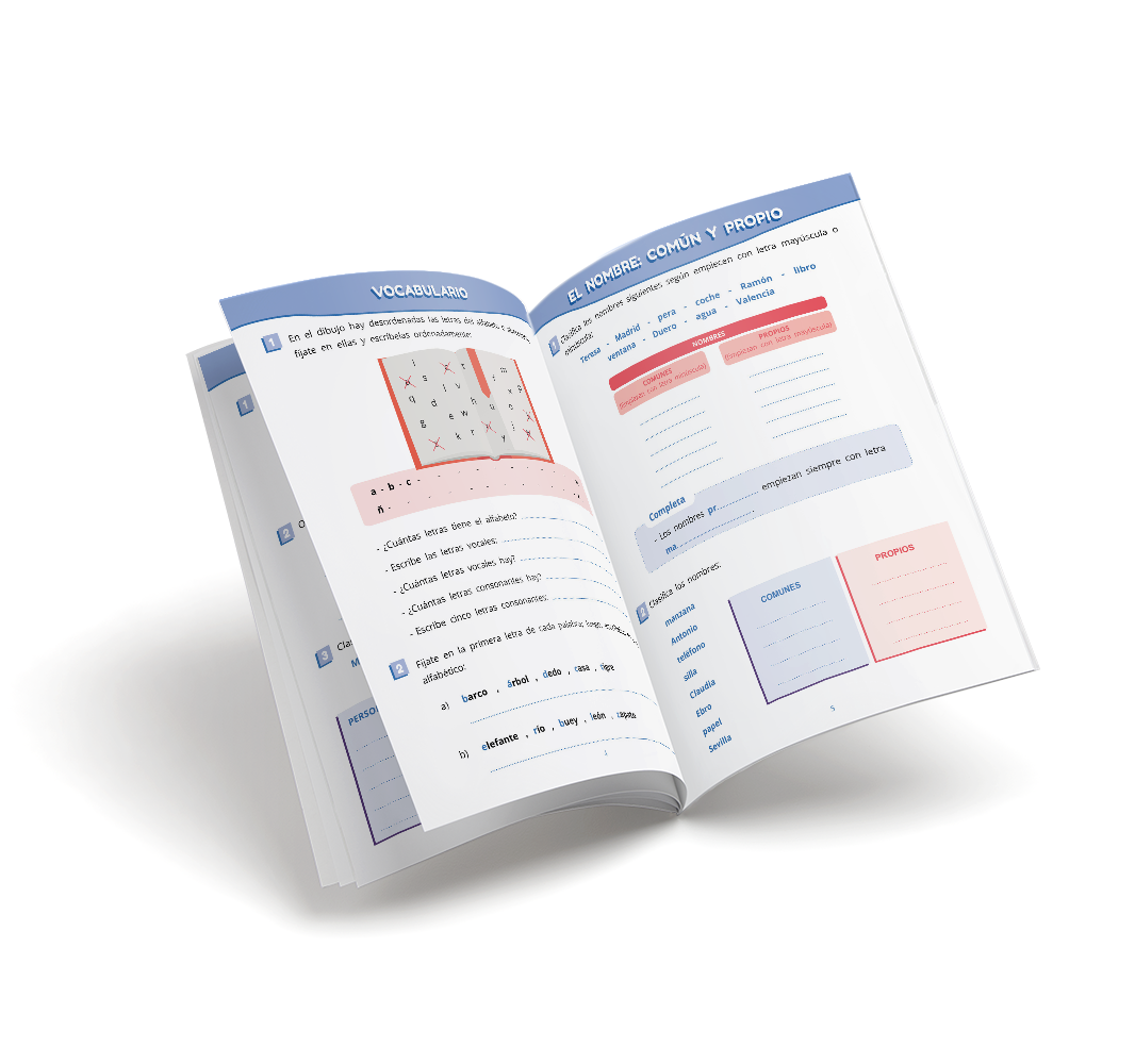 Cuaderno de lengua - Puente - Tercero Primaria