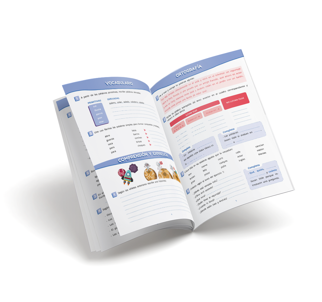 Cuaderno de lengua - Puente - Sexto Primaria