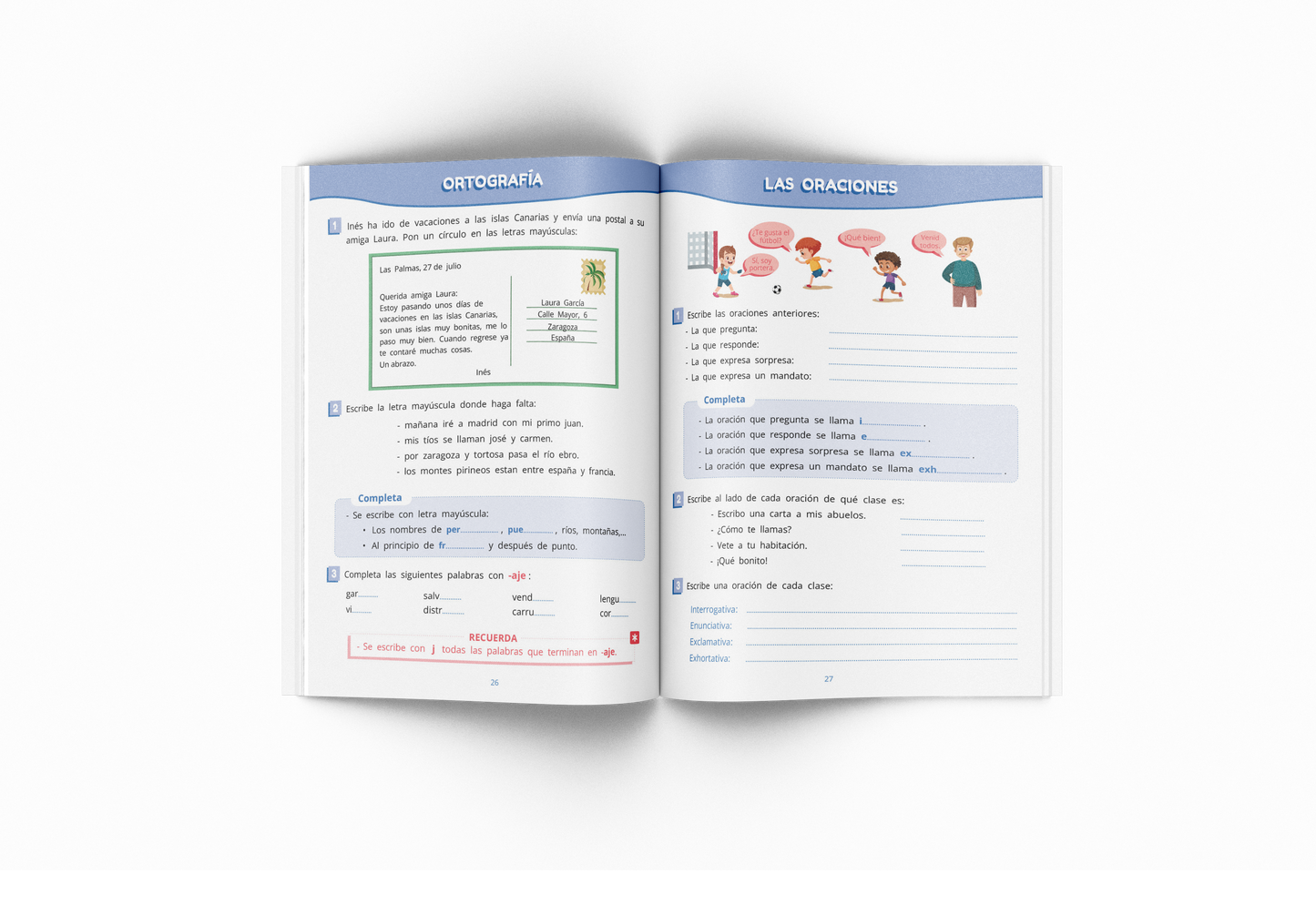 Cuaderno de lengua - Puente - Cuarto Primaria