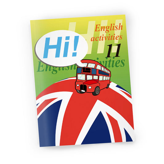 Cuaderno de ejercicios de inglés para niños de primaria - Hi! 11